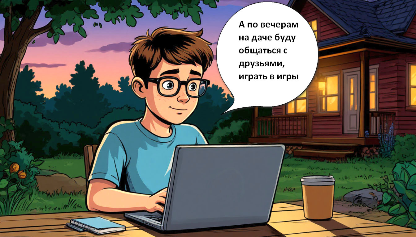 комикс вечер